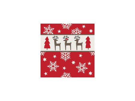 PAPSTAR Serviette à motif de Noël 'Christmas Time'
