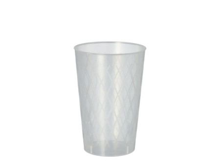 PAPSTAR Gobelet réutilisable, 0,25 l, translucide, 40 pièces