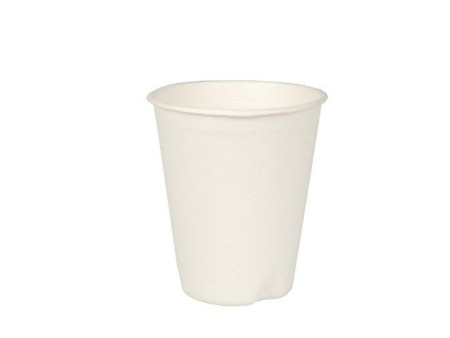 PAPSTAR Gobelet en canne à sucre 'pure', 0,2 l, blanc