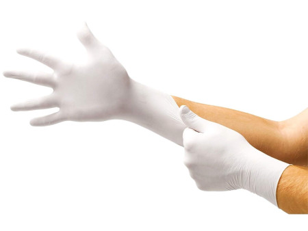 HYGOSTAR Gant en nitrile 'SAFE PREMIUM', L, blanc