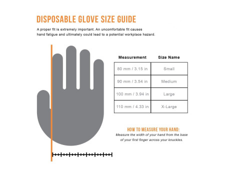 HYGOSTAR Gant en nitrile 'SAFE PREMIUM', L, blanc
