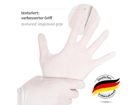 HYGONORM Gant en nitrile 'SAFE LIGHT', L, blanc