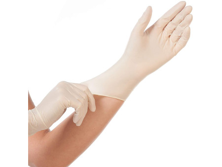 HYGOSTAR Gants en latex 'GRIP', XL, blanc