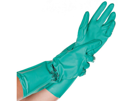 HYGOSTAR Gant universel en nitrile 'PROFESSIONAL', L, vert