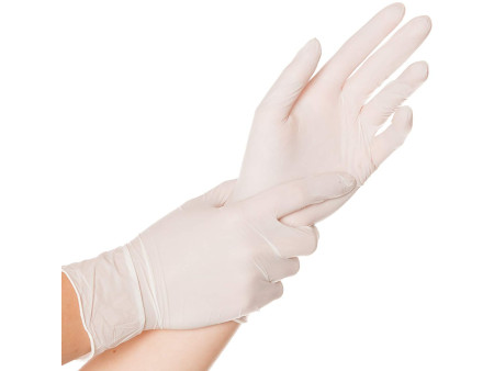 HYGOSTAR Gant universel en latex Bettina, S, jaune