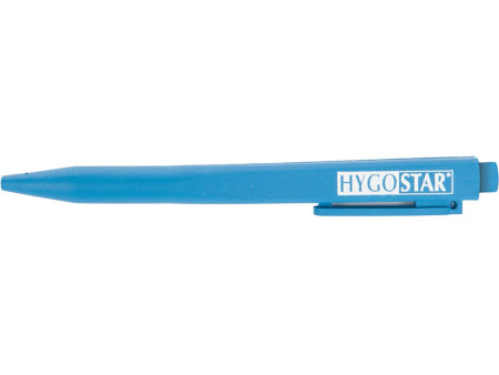HYGOSTAR Stylo à bille rétractable DETECT, détectable, bleu