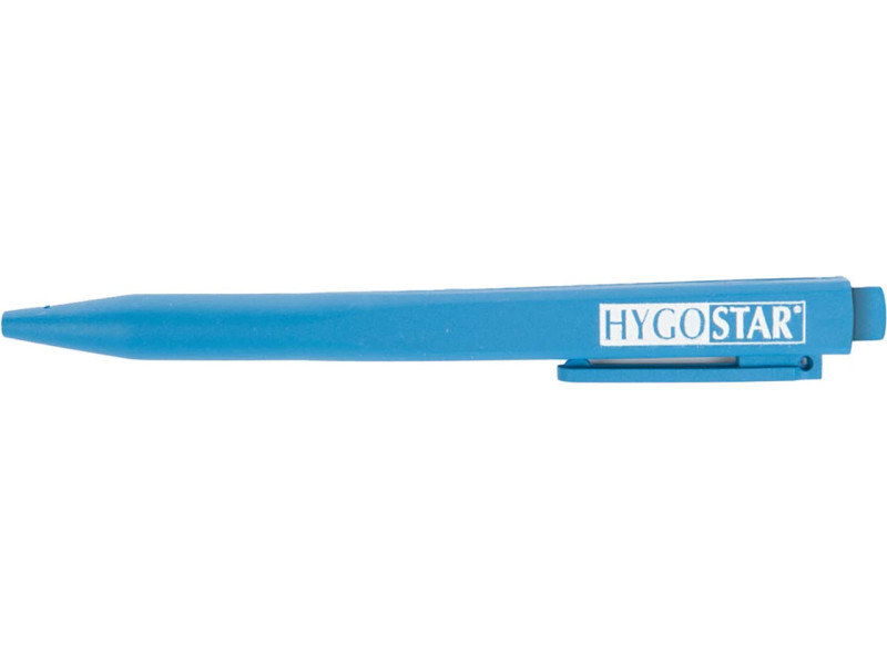 HYGOSTAR Stylo à bille rétractable DETECT, détectable, bleu