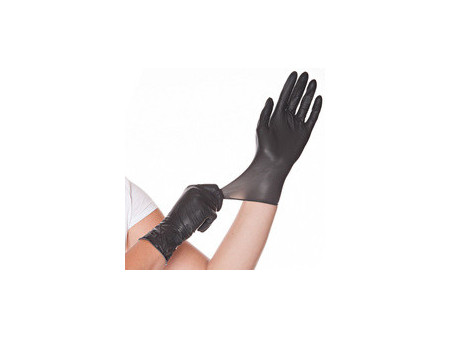 HYGOSTAR Gants latex 'DIABLO', L, noir