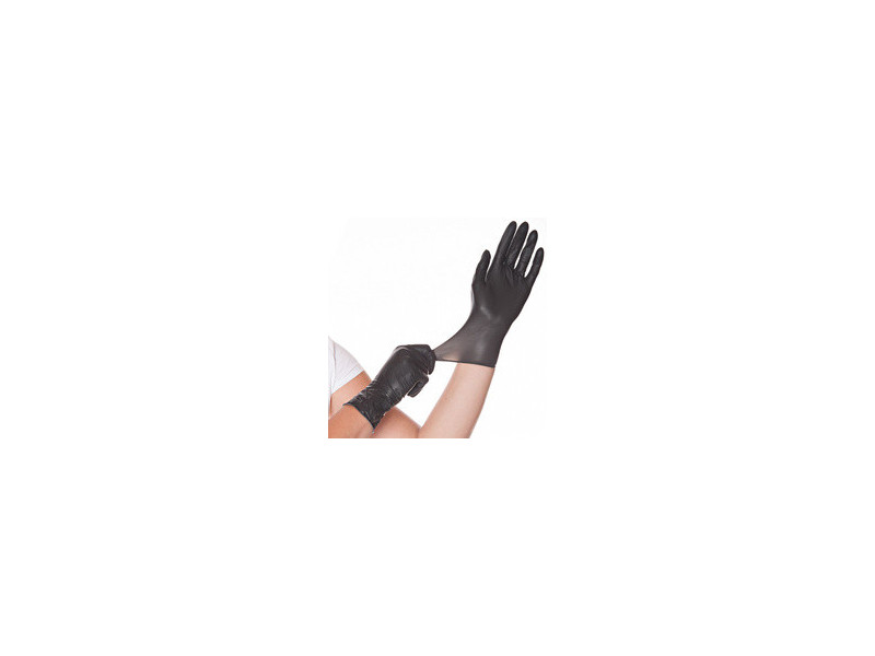 HYGOSTAR Gants latex 'DIABLO', L, noir