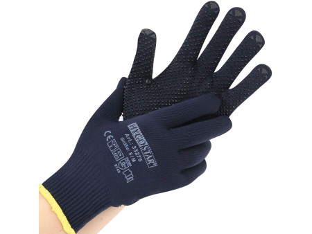 HYGOSTAR Gant antidérapant 'PEARL', S, bleu