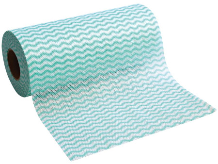 HYGOCLEAN Torchon & chiffon de nettoyage, sur rouleau, vert