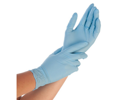 HYGOSTAR Gant en nitrile 'SAFE PREMIUM', L, bleu