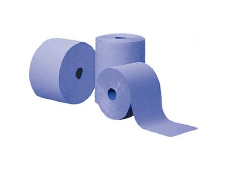 HYGOCLEAN Rouleau papier nettoyant, 380 x 350 mm, bleu