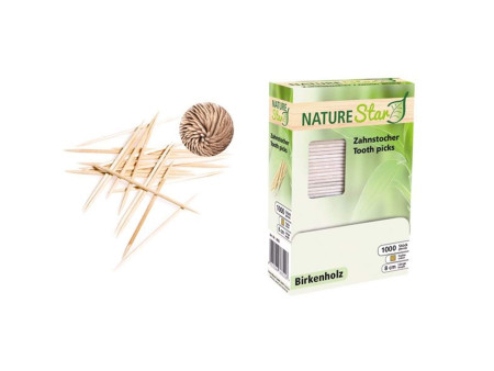 NATURE Star Cure-dent, en bois, en vrac