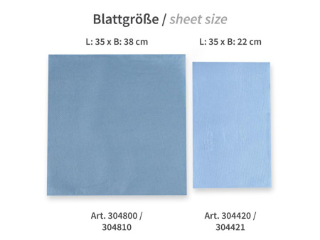 HYGOCLEAN Rouleau papier nettoyant, 220 x 350 mm, bleu