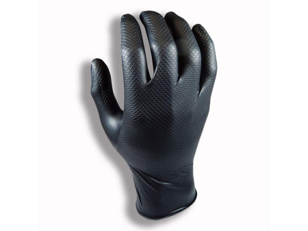 HYGOSTAR Gant en nitrile 'POWER GRIP', M, noir