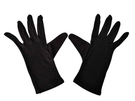 HYGOSTAR Gant en coton NERO, noir, L