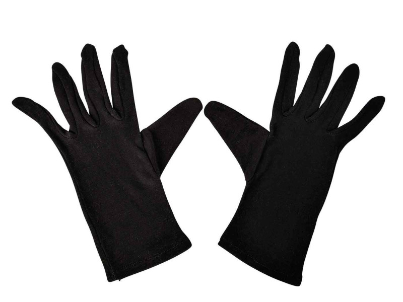 HYGOSTAR Gant en coton NERO, noir, L