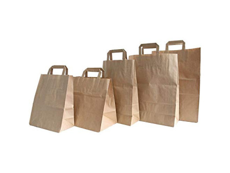 NATURE Star Sac en papier Strong, 320 x 120 x 400 mm, brun