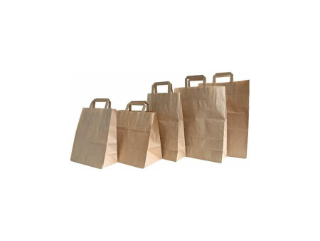 NATURE Star Sac en papier Strong, 320 x 170 x 440 mm, brun