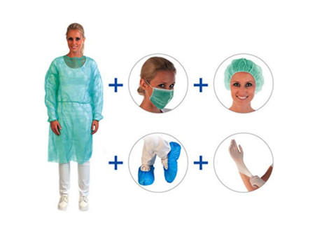 HYGOSTAR Kit de protection SARM II, 5 pièces, vert