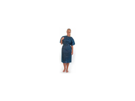HYGOSTAR Blouse de patient PP, PP non tissé, taille XL, bleu