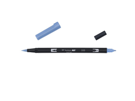 Tombow Feutre double pointe DUAL BRUSH PEN ABT, peacock blue