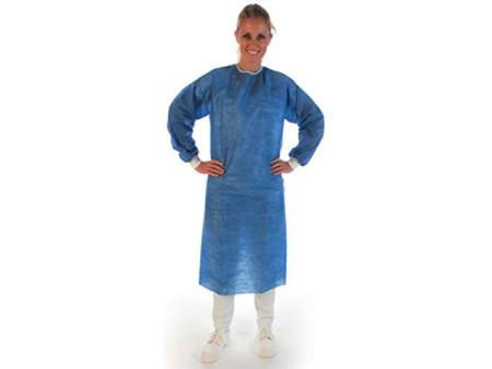 HYGOSTAR Blouse chirurgicale SMS, bleu, L