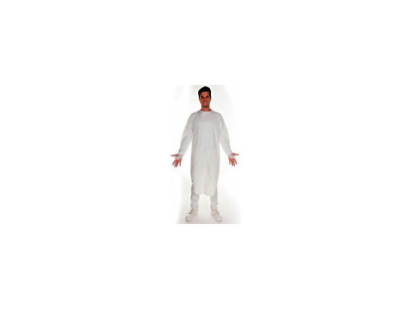 HYGOSTAR Blouse d'examen CPE avec trou pour le pouce, blanc
