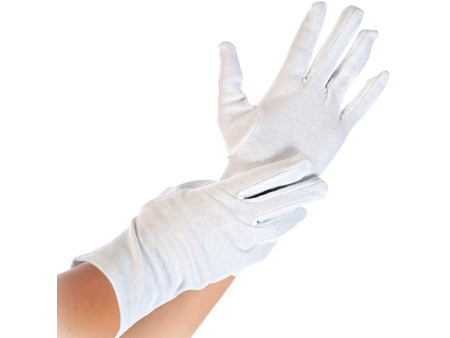 HYGOSTAR Gant en coton Blanc, XL, blanc