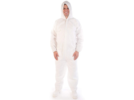 HYGOSTAR Combinaison type 5B+6B, XXL, microporous, blanc