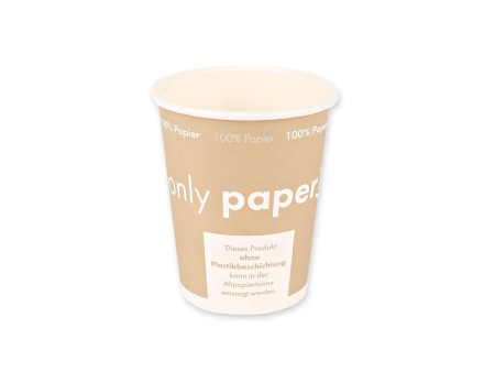 NATURE Star Gobelet pour café en papier dur 'Only Paper'