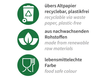 NATURE Star Gobelet pour café en papier dur 'Only Paper'