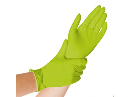 HYGONORM Gant nitrile SAFE FIT, L, sans poudre, bleu