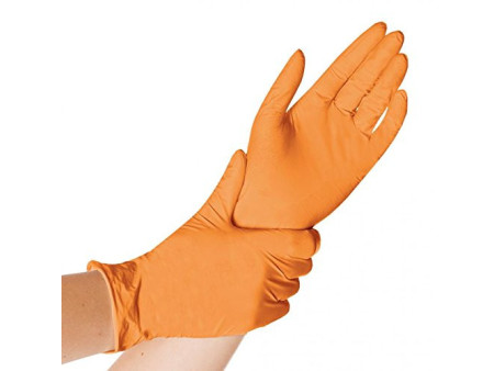 HYGONORM Gant nitrile SAFE FIT, L, sans poudre, bleu