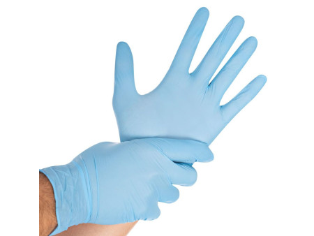 HYGOSTAR Gant d'examen SAFE VIRUS, L, bleu