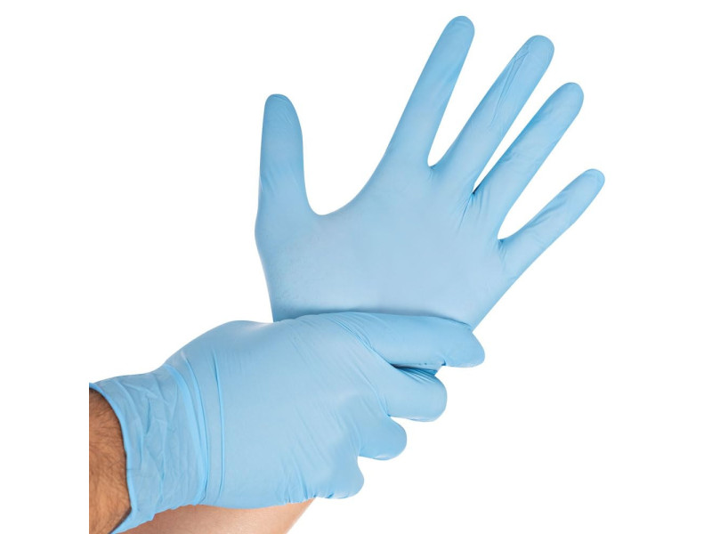 HYGOSTAR Gant d'examen SAFE VIRUS, L, bleu