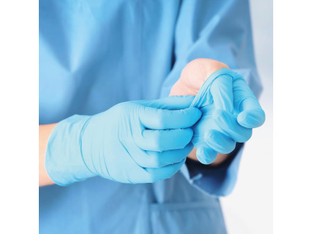 HYGOSTAR Gant d'examen SAFE VIRUS, L, bleu