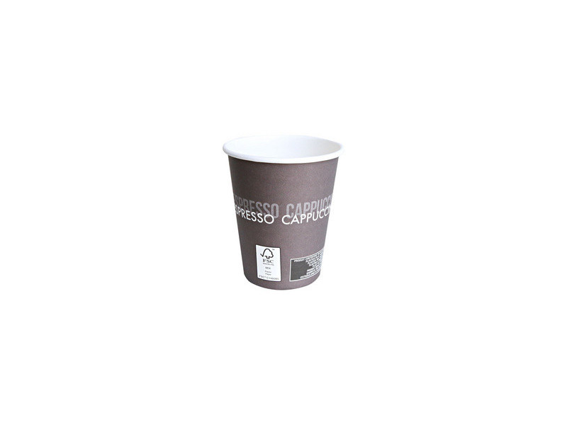 HYGOSTAR Gobelet à café en papier rigide To Go, 300 ml, brun