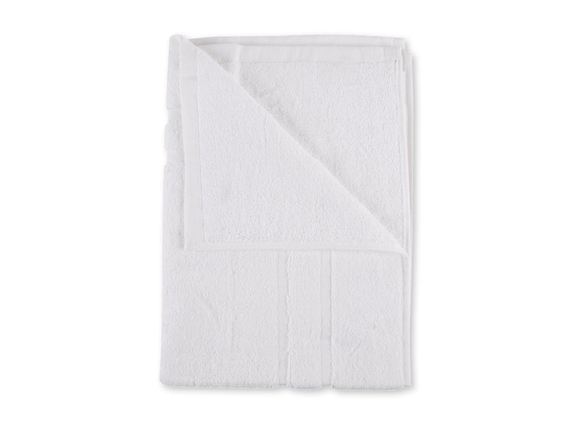 HYGOSTAR Tapis de bain, 500 x 700 mm, en coton, blanc