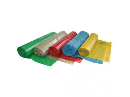 HYGOCLEAN Sac poubelle, 120 litres, en LDPE, bleu