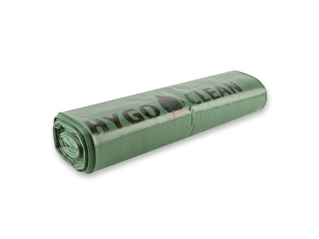 HYGOCLEAN Sac poubelle, 120 litres, en LDPE, vert