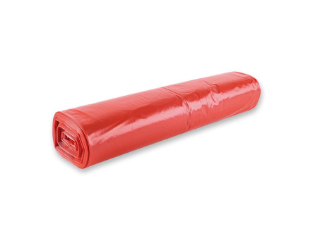 HYGOCLEAN Sac poubelle, 120 litres, en LDPE, rouge