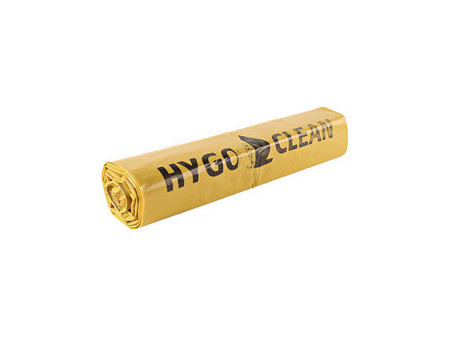HYGOCLEAN Sac poubelle Light, 240 litres, en LDPE, jaune