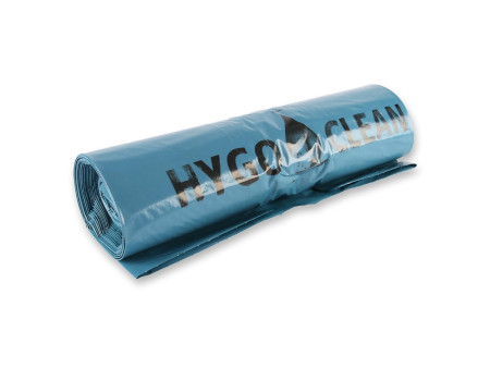 HYGOCLEAN Sac poubelle, 240 litres, en LDPE, bleu