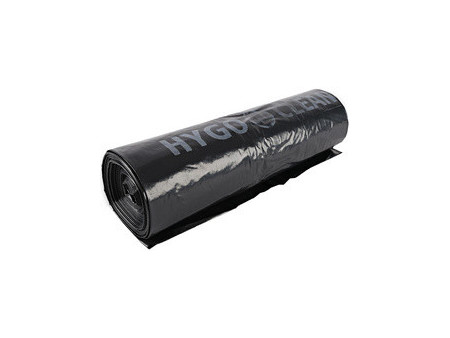 HYGOCLEAN Sac poubelle, 240 litres, en LDPE, noir
