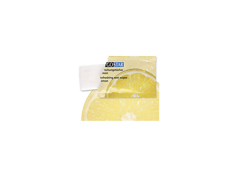 HYGOSTAR Tissu rafraîchissant Lemon, carton de 100