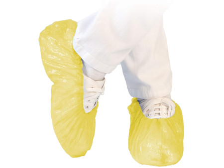 HYGOSTAR Surchaussure en CPE, longueur: 410 mm, jaune