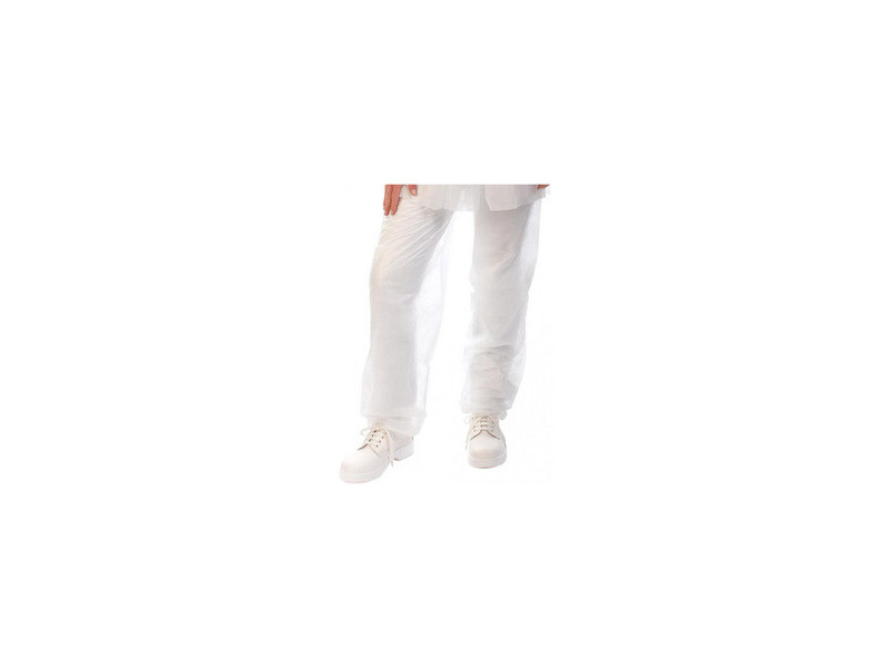 HYGOSTAR Pantalon à usage unique, en PP non tissé, blanc, XL
