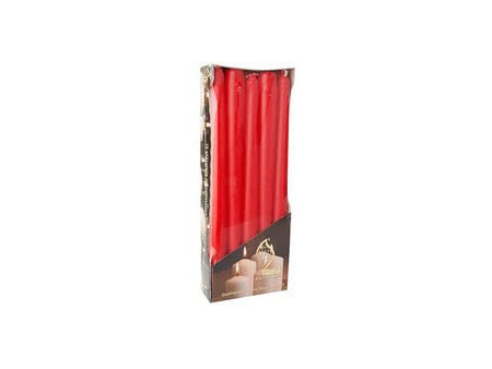 FLAVOUR by Gala Bougies de chandelier, 20 mm, par 10, rouge